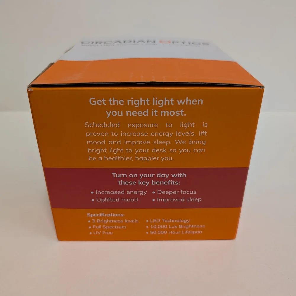 Circadian Optics Bright Light Therapy Lamp - Gray - Picture 2 of 4